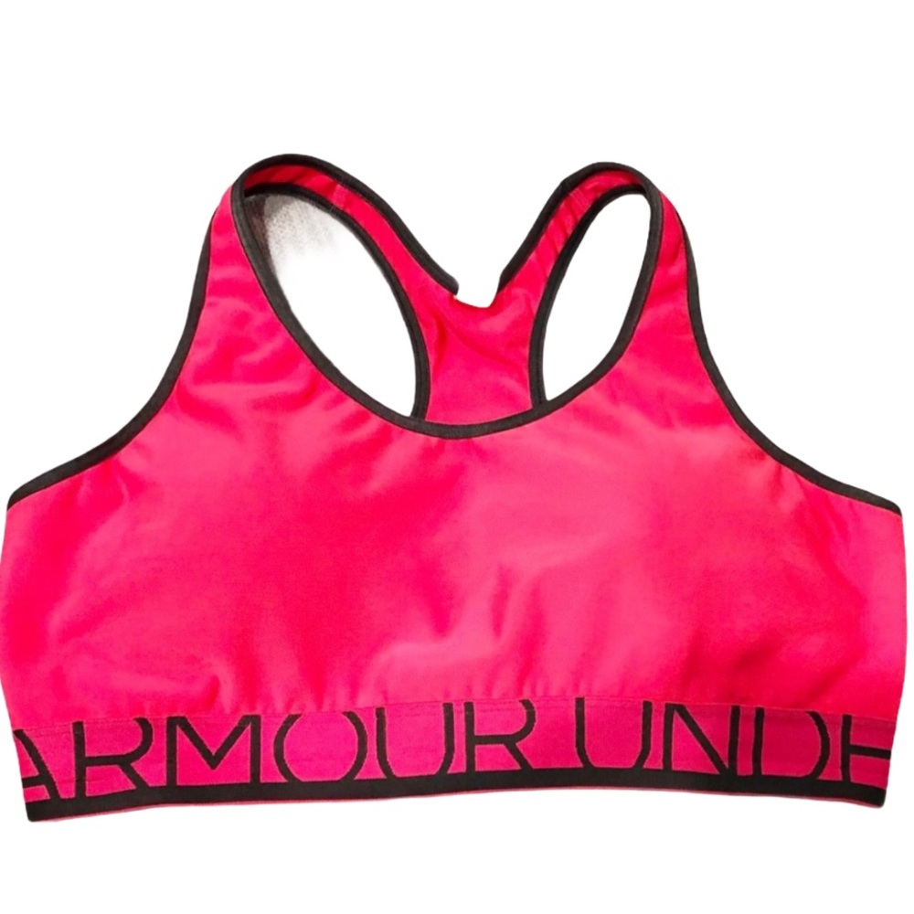 💜 Under Armor Compression Sports Bra Sz L